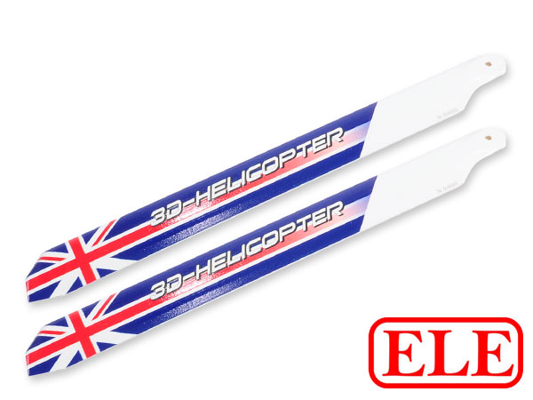 ELERC Patern Carbon Main Blades - 325mm FG325-02 - Click Image to Close