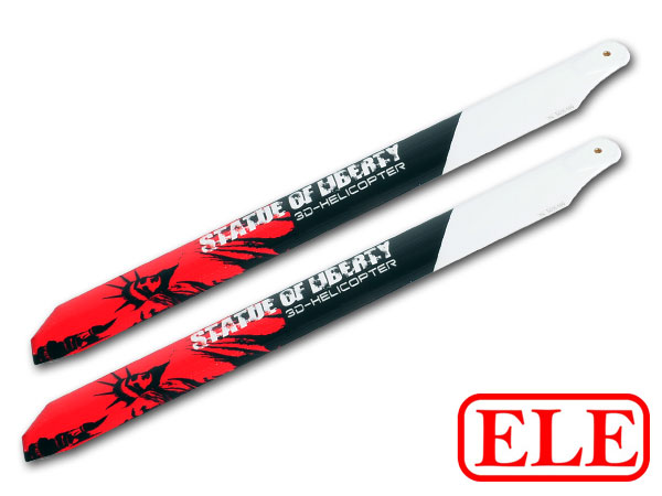 ELERC Patern Carbon Main Blades - 325mm FG325-03 - Click Image to Close