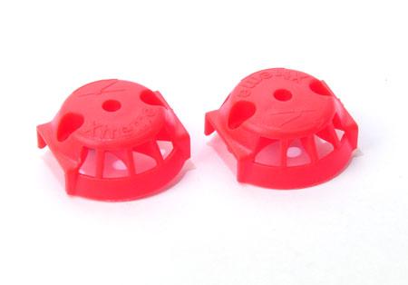 Plastic Cover for carbon blade (1 pair) Red - Blade 350QX - Click Image to Close