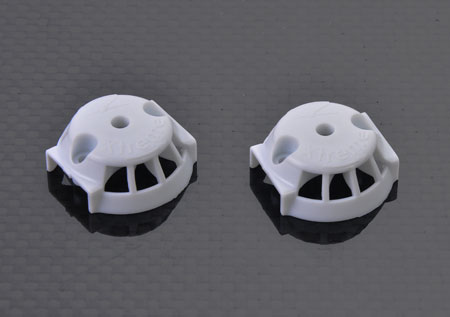 Plastic Cover for carbon blade (1 pair) White - Blade 350QX - Click Image to Close