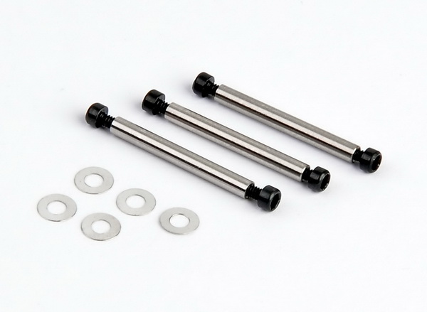 Hardened Steel Feathering Shaft (3 pcs) -Trex 150 - Click Image to Close