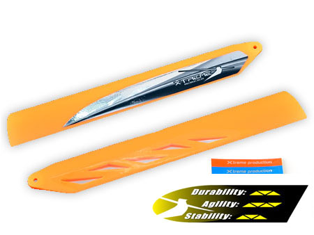 Fast Response Main Blade (Orange) -Blade 130X - Click Image to Close