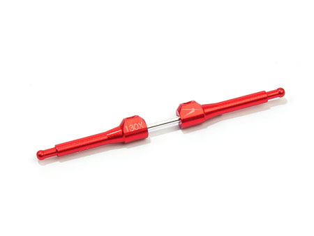 Alu. Canopy Mounts (Red)-Blade 130X - Click Image to Close