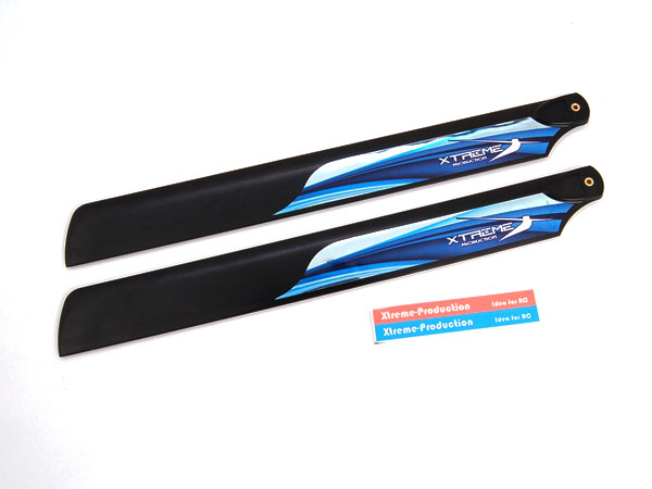 Fiber Blade (235mm-Black) (Esky CP3, Blade SR) - Click Image to Close