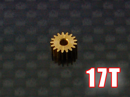 Motor Pinion 17T (1.5mm hole, 0.25M) - Click Image to Close