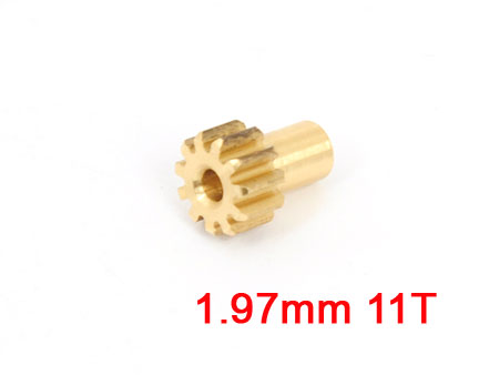 Motor Pinion 11T (2mm hole, 0.5M) (Big Lama) - Click Image to Close