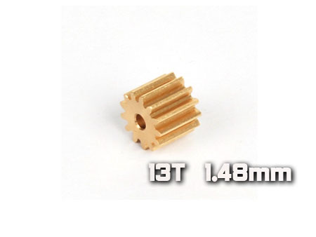 Motor Pinion 13T (1.5mm hole, 0.4M) (Blade 130X / V120D02 V1,2) - Click Image to Close