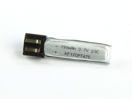 Li-po Battery 3.7v, 190 mah 20C (for T-REX 100S) - Click Image to Close