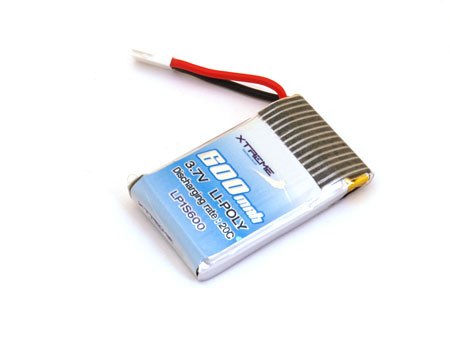 Li-po Battery 3.7v, 600 mah 20C - Click Image to Close