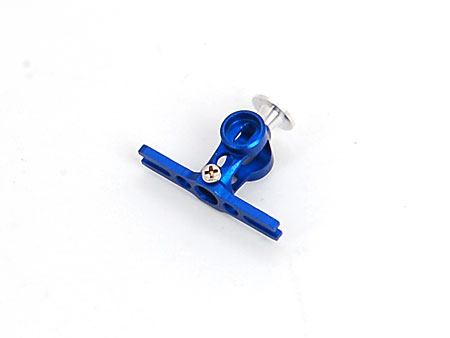 Metal Main Rotor Hub -Blue (MCPX) - Click Image to Close