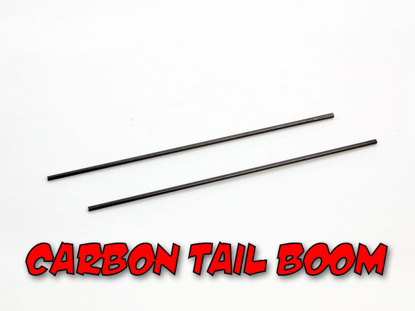 Carbon Tail Boom -2pcs (MCPX) - Click Image to Close
