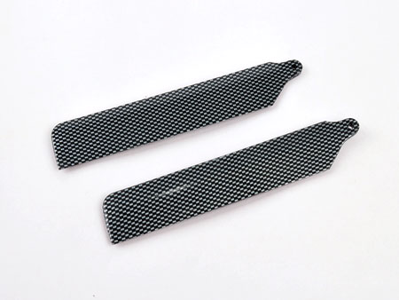 Plastic Main Blade w/ Carbon Decal (Fiber Reinforced Polymer) - Click Image to Close