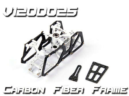 Carbon Fiber Frame w/ Xtreme skid W46009 (V120D02, D02S) - Click Image to Close