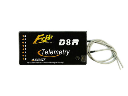 FrSky D8R 2-Way communication Receiver 8ch - Click Image to Close
