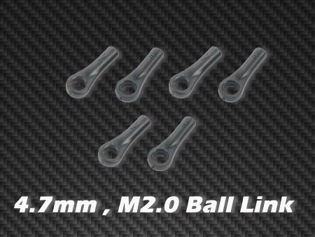 4.7mm , M2.0 Ball Link x6 for HPTB011,012,013,HPAT50004 ,AT55003 - Click Image to Close