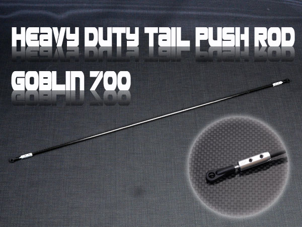 Heavy Duty Tail Push Rod -Goblin 700 - Click Image to Close