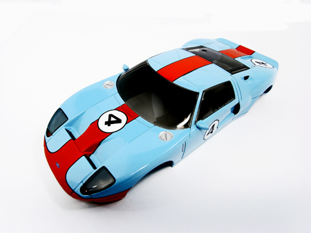 Ford GT Body for Mini-z / iwaver / FireLap - Click Image to Close