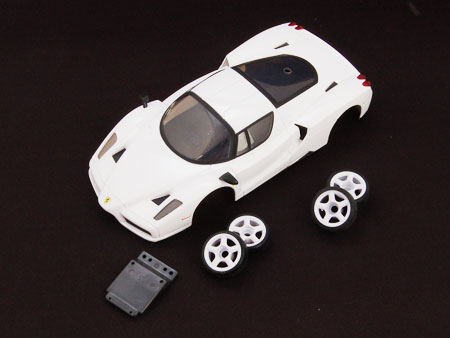 Enzo Ferrari Body [Whiet] for Mini-z / iwaver / FireLap - Click Image to Close