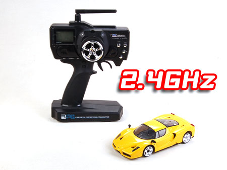 2.4G IWAVER 02 RTR SET (Enzo Yellow) with Digital Radio - Click Image to Close