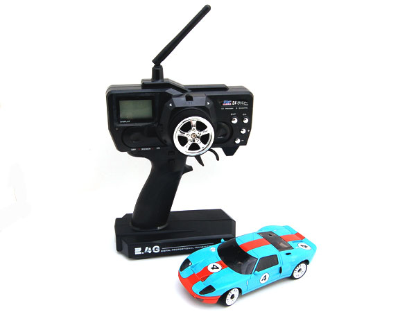 2.4G IWAVER 02 RTR SET (FordGT Blue) with Digital Radio - Click Image to Close