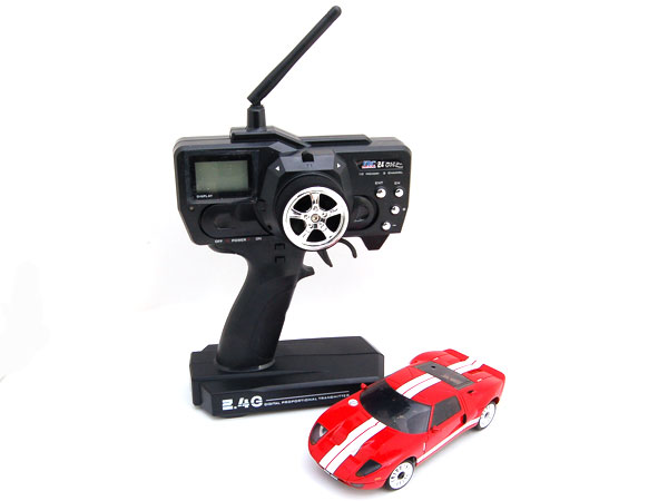 2.4G IWAVER 02 RTR SET (FordGT Red) with Digital Radio - Click Image to Close