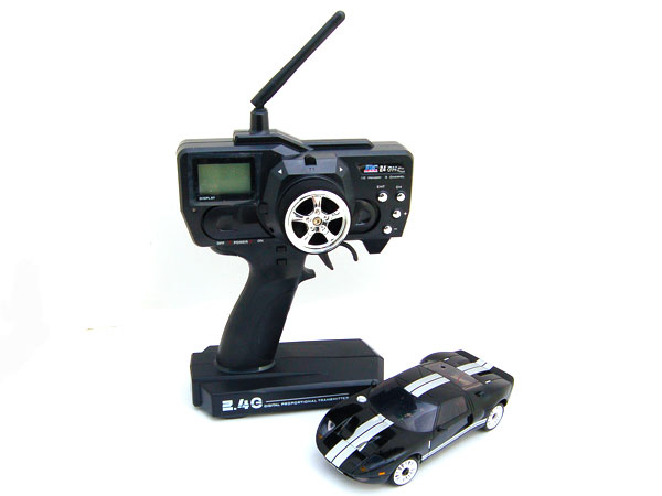 2.4G IWAVER 02 RTR SET (FordGT Black) with Digital Radio - Click Image to Close