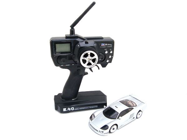 2.4G IWAVER 02 RTR SET (Saleen SILVER) with Digital Radio - Click Image to Close