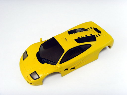 Mclaren F1 GTR body [Yellow] for Mini-z / iwaver / FireLap - Click Image to Close