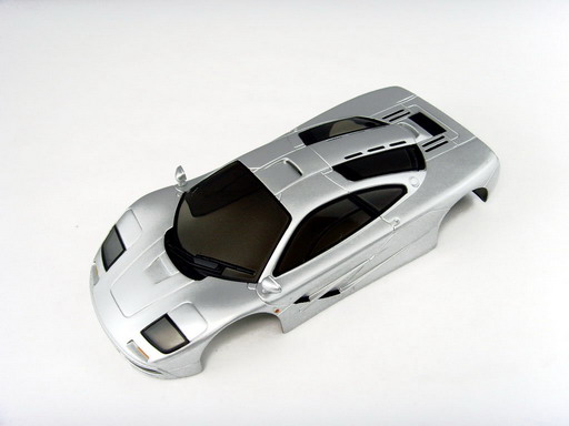Mclaren F1 GTR body [Silver] for Mini-z / iwaver / FireLap - Click Image to Close