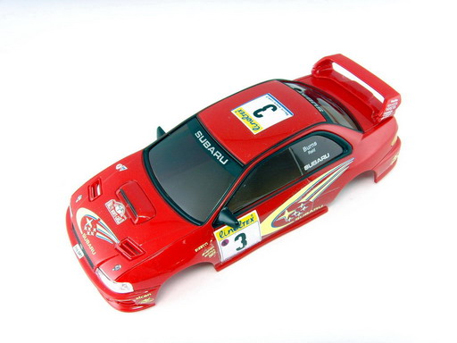 Subaru impreza Body [Red] for Mini-z / iwaver / FireLap - Click Image to Close