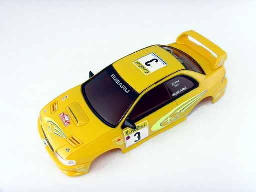Subaru impreza Body [Yellow] for Mini-z / iwaver / FireLap - Click Image to Close