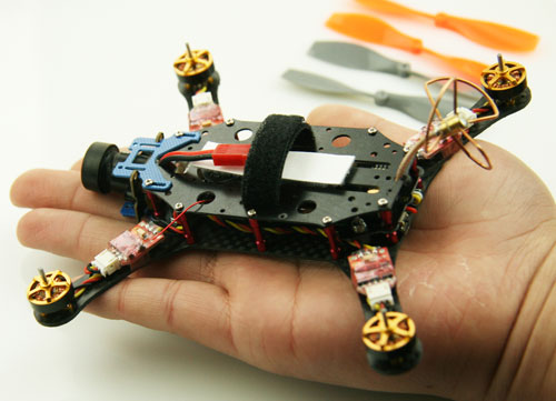 Hermit Micro FPV brushless quadcopter 145mm 98g! fully assembled - Click Image to Close