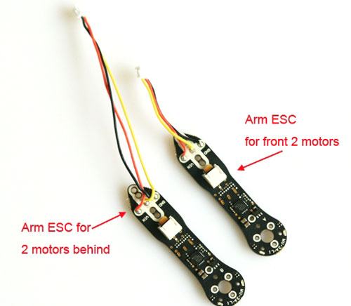 Arm ESC for Hermit for 2 motor at the back - Click Image to Close