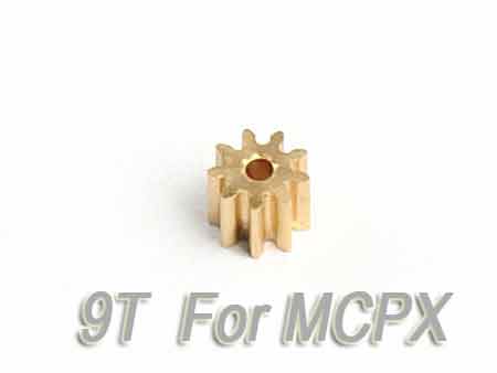OverSky 1.5mm pinion gear 0.3M 9T for MCPX - Click Image to Close