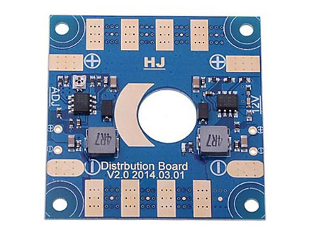 5V 12V Adjustable Voltage ESC Distribution Board w/Dual BEC Outp - Click Image to Close