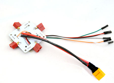 Power Distribution Board for APM PX4 & Paparazzi Board Dean plug - Click Image to Close