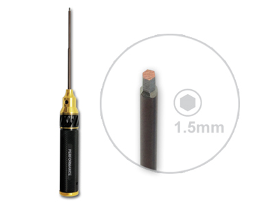 Scorpion High Performance Tools - 1.5mm Hex Driver - Click Image to Close