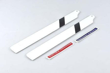 Tarot 250 Glass Fiber Main Blade- White - Click Image to Close