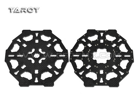 Tarot 8 axes pure carbon fiber adapter main cover - Click Image to Close