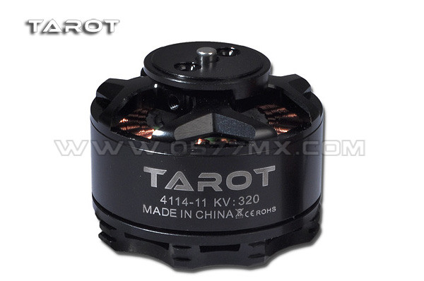 Tarot 4114/320KV Multi-axis brushless motor / Black TL100B08-01 - Click Image to Close