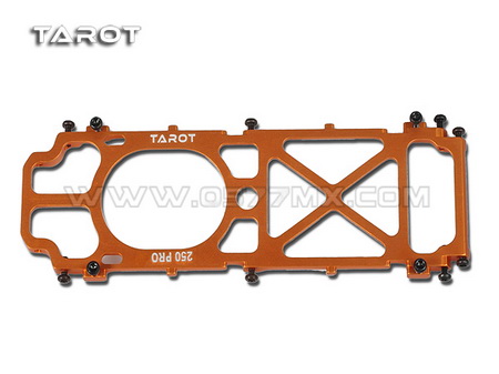 Tarot 250 Pro Bottom Plate Metal Orange - Click Image to Close