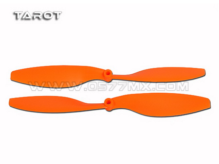 Tarot 1045 four-axis positive and negative paddle / orange / 6mm - Click Image to Close