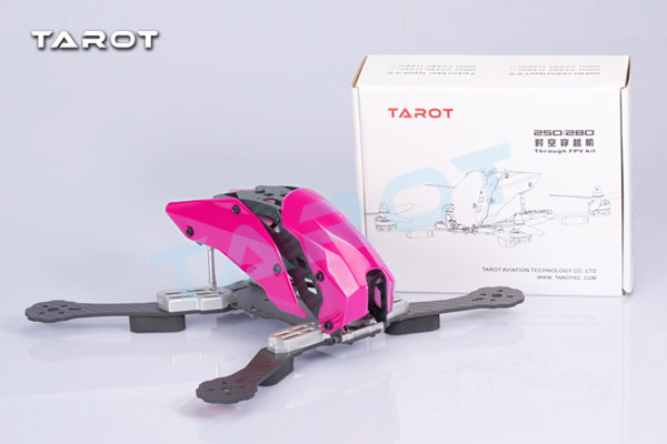 Tarot Robocat 280mm cabon Fiber Frame w/ Hood Cover for FPV - Click Image to Close