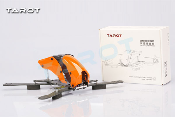 Tarot Robocat 280mm Mix-Cabon Frame w/ Hood Cover for FPV - Click Image to Close