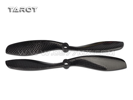 Tarot 8045 (8MM shaft diameter) carbon fiber multiaxial paddle - Click Image to Close