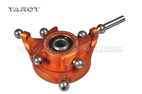 Tarot 450 DFC Metal Swashplate Dual-Digit Orange - Click Image to Close