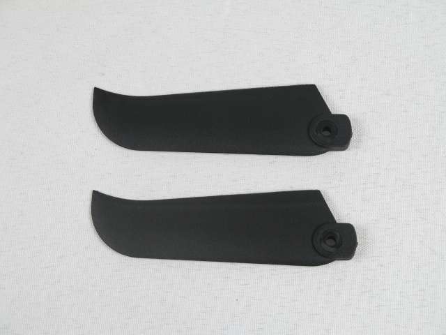 Tarot 500 Plastic Tail Blades Black - Click Image to Close