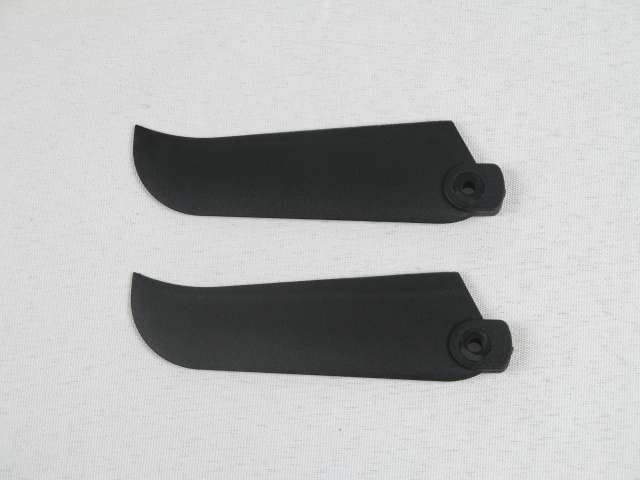 Tarot 500 Plastic Tail Blades Black - Click Image to Close