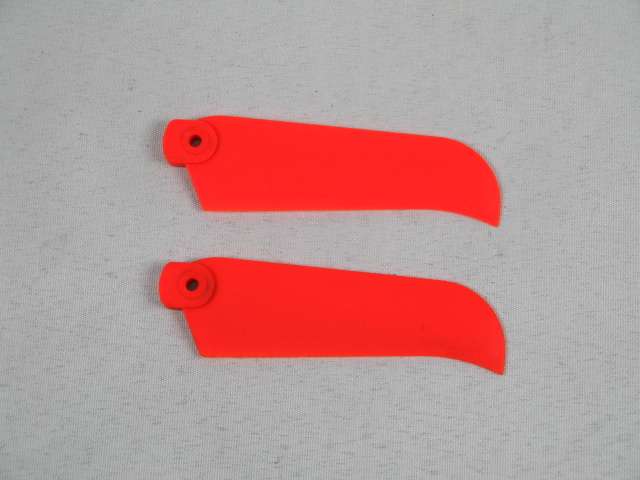 Tarot 500 Plastic Tail Blades Red - Click Image to Close