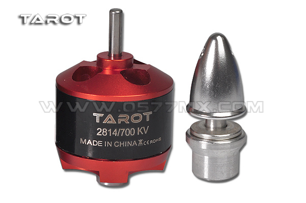 Tarot 2814/700KV multi-axis brushless motor / red TL68B17 - Click Image to Close